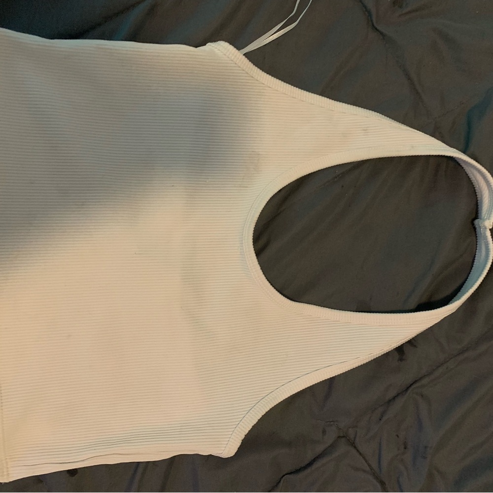 Women's Cream Halter Top